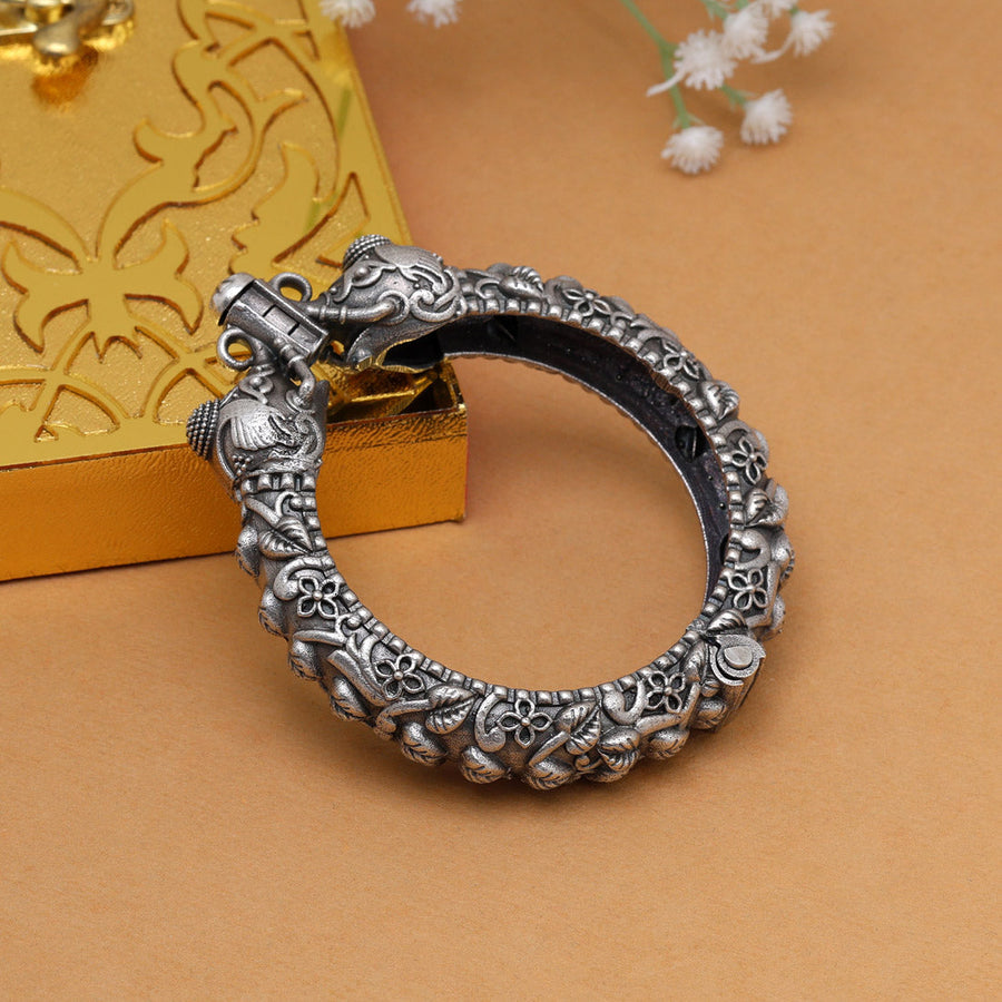 Silver Color Oxidised Bracelet (GSB336SLV)