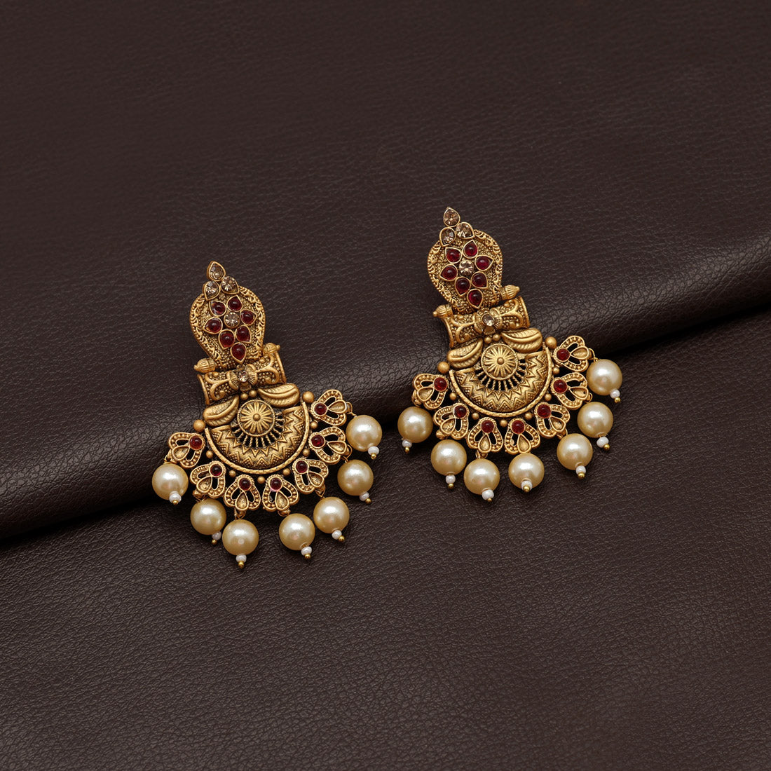 Rani Color Matte Gold Earrings (MGE270RNI)