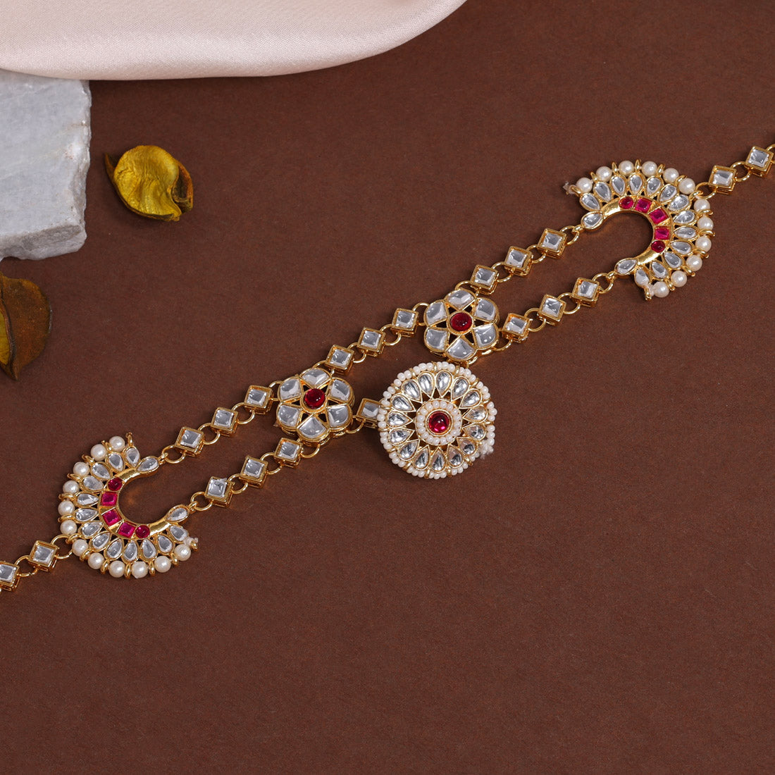 Rani Color Kundan Matha Patti (MTP352RNI)